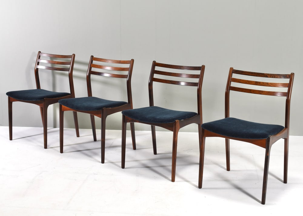 Danish Chairs by J. Andersen, 1960s, Set of 4 - 6