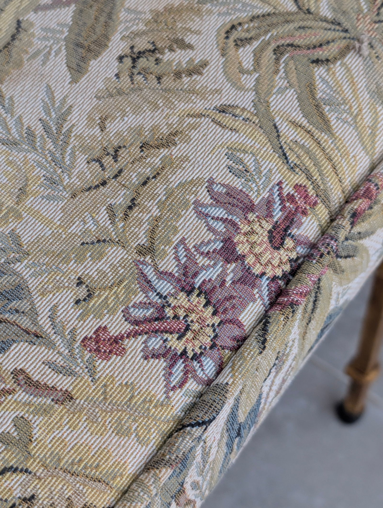 Gold Wrought Iron Chairs, 1980s, Set of 4 - 13