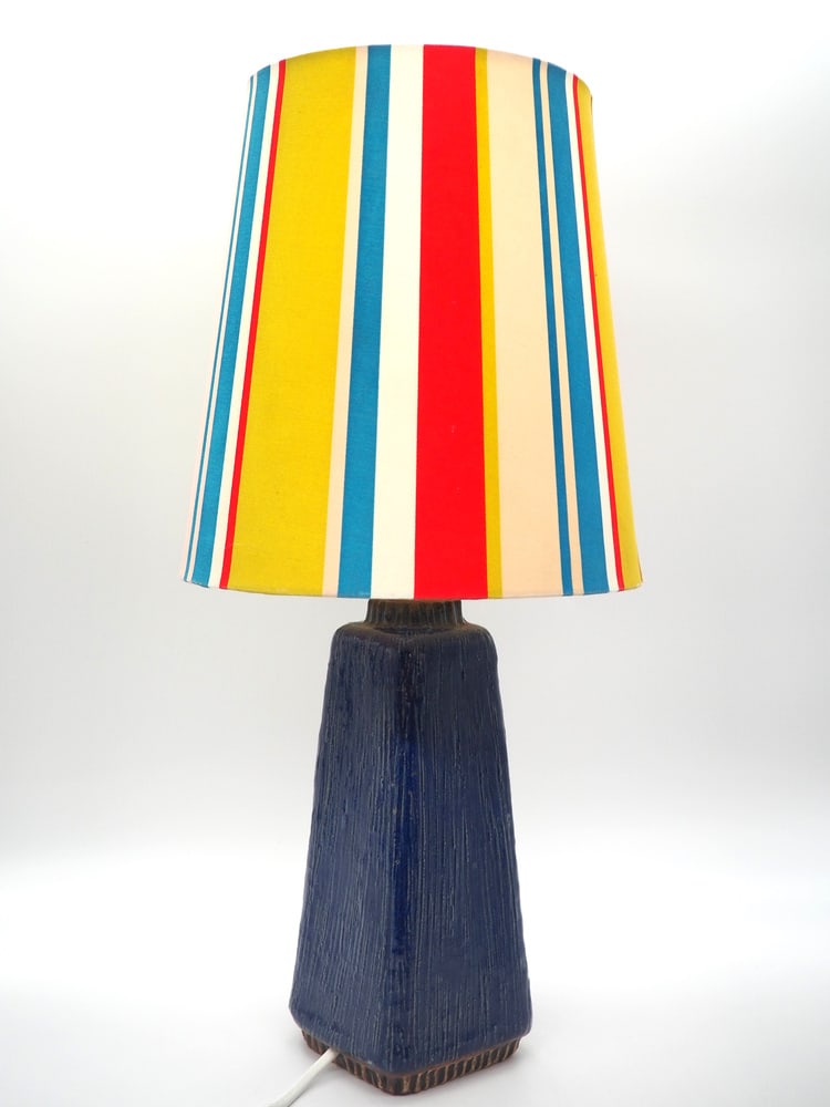 Pair of Table Lamps for Fischer Stengods, 1970s - 5