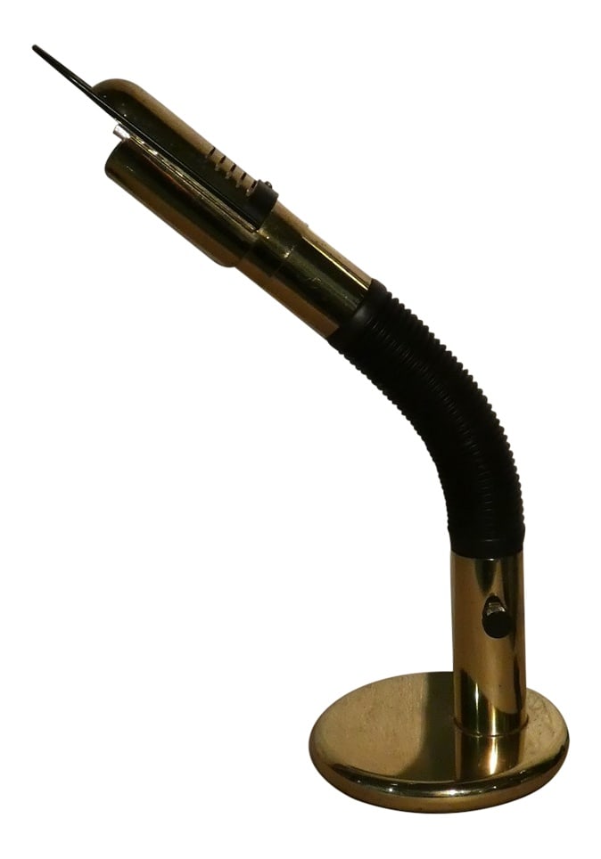 Periscope Table Lamp by Targetti Sankey, 1970s: Italian since 1928 Targetti has been designing and manufacturing architectural lighting fixtures for indoor and outdoor use. For ninety years its products have been an expression of innovation, resear