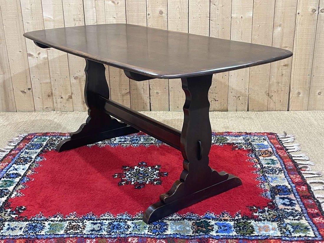 Vintage Table in Elm from Ercol, 1970s - 2