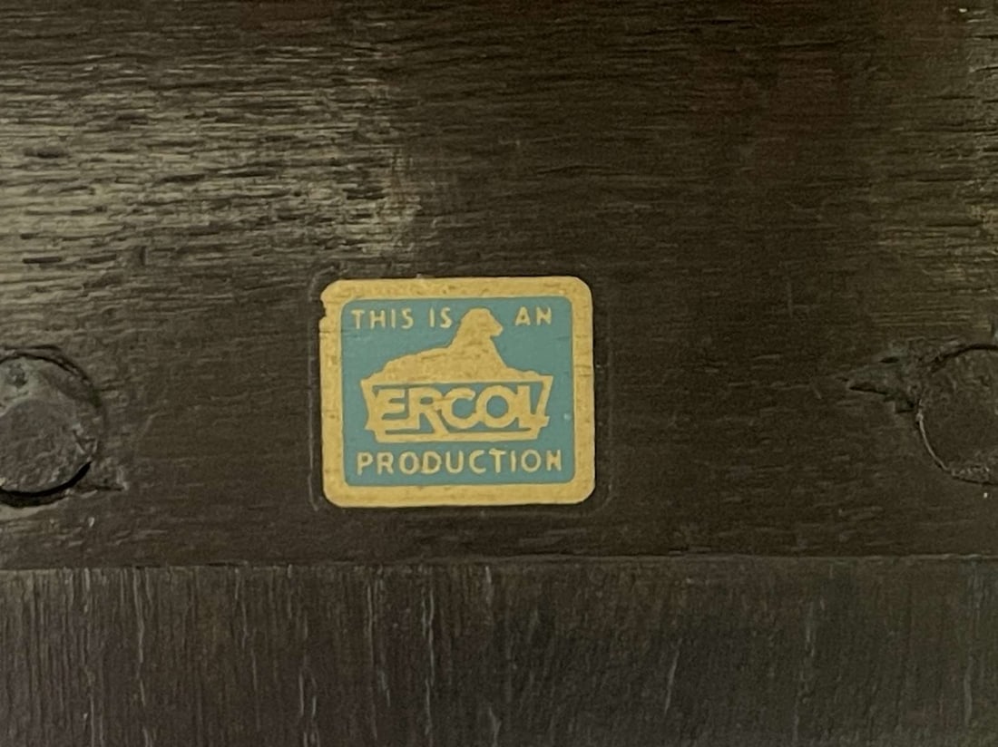 Vintage Table in Elm from Ercol, 1970s - 4