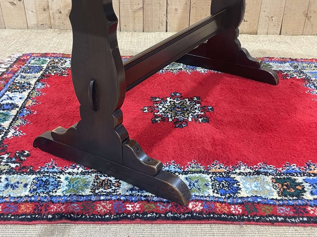 Vintage Table in Elm from Ercol, 1970s - 9