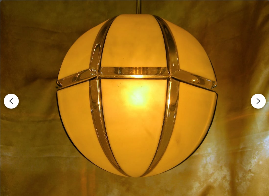 Murano Glass Pendant Light from Glashütte Limburg - 2