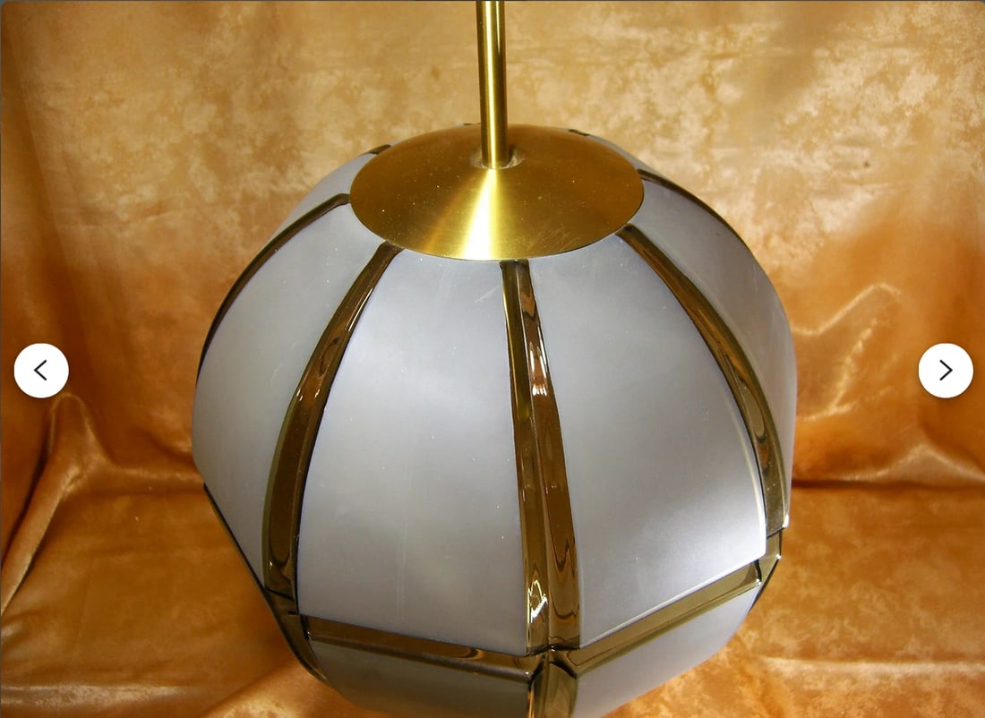 Murano Glass Pendant Light from Glashütte Limburg - 3