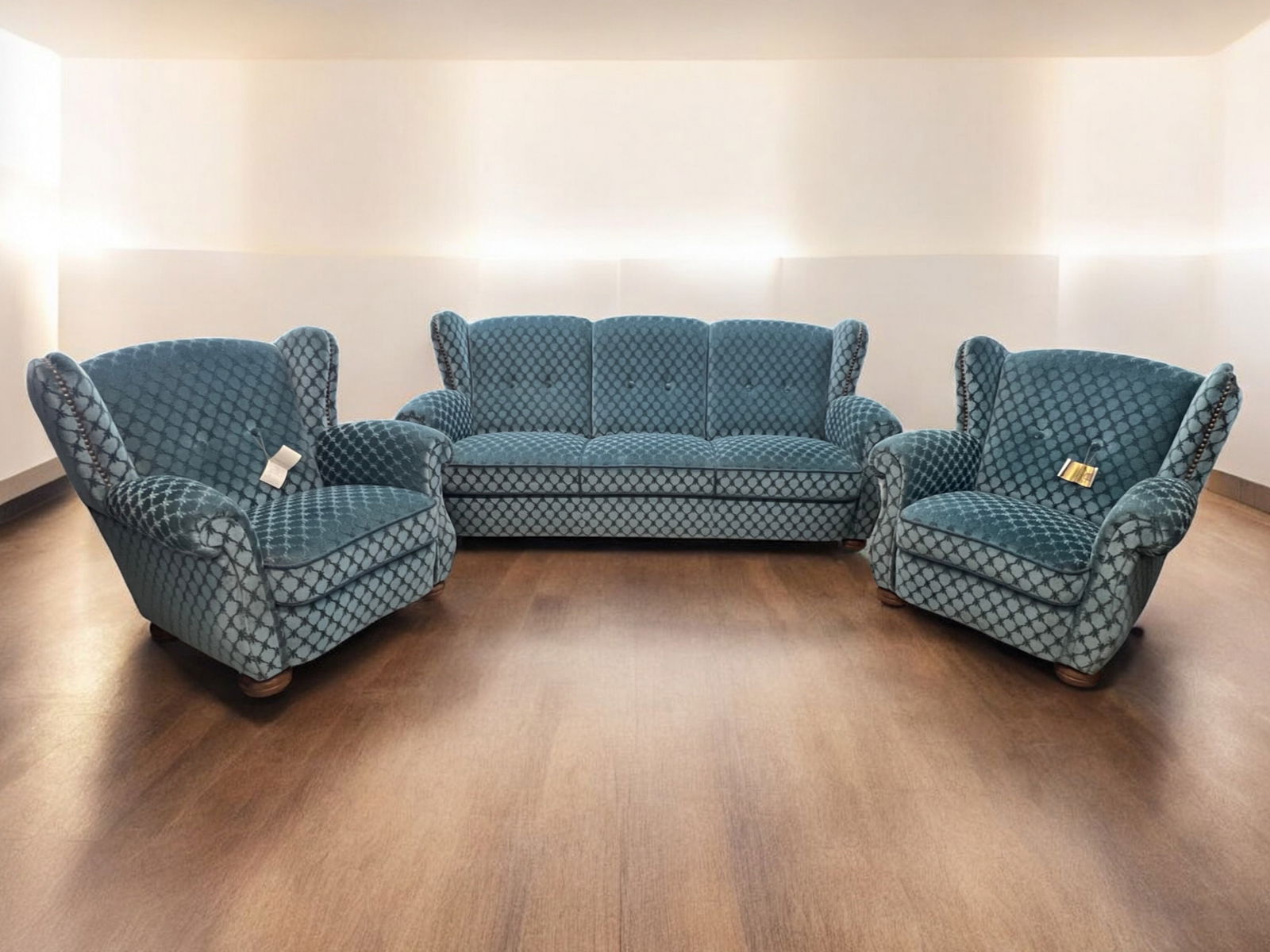 Wingback Sofa from Schlingmann Wertmöbel, 1960s - 19