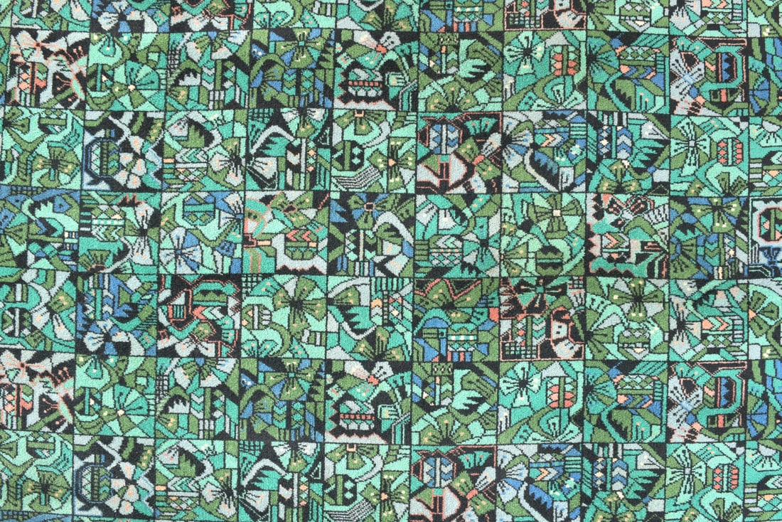 German Wool Pandra Rug from Vorwerk, 1960s - 2