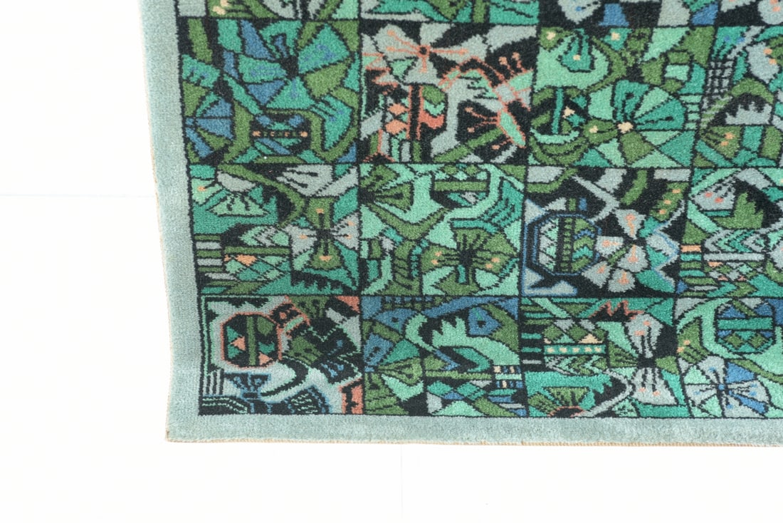 German Wool Pandra Rug from Vorwerk, 1960s - 5