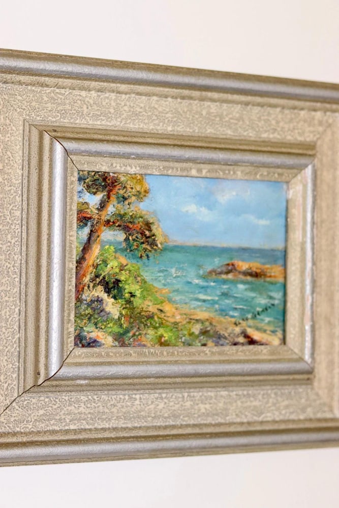 Acke Hermann, Sea View, 1960s, Oil, Framed - 14