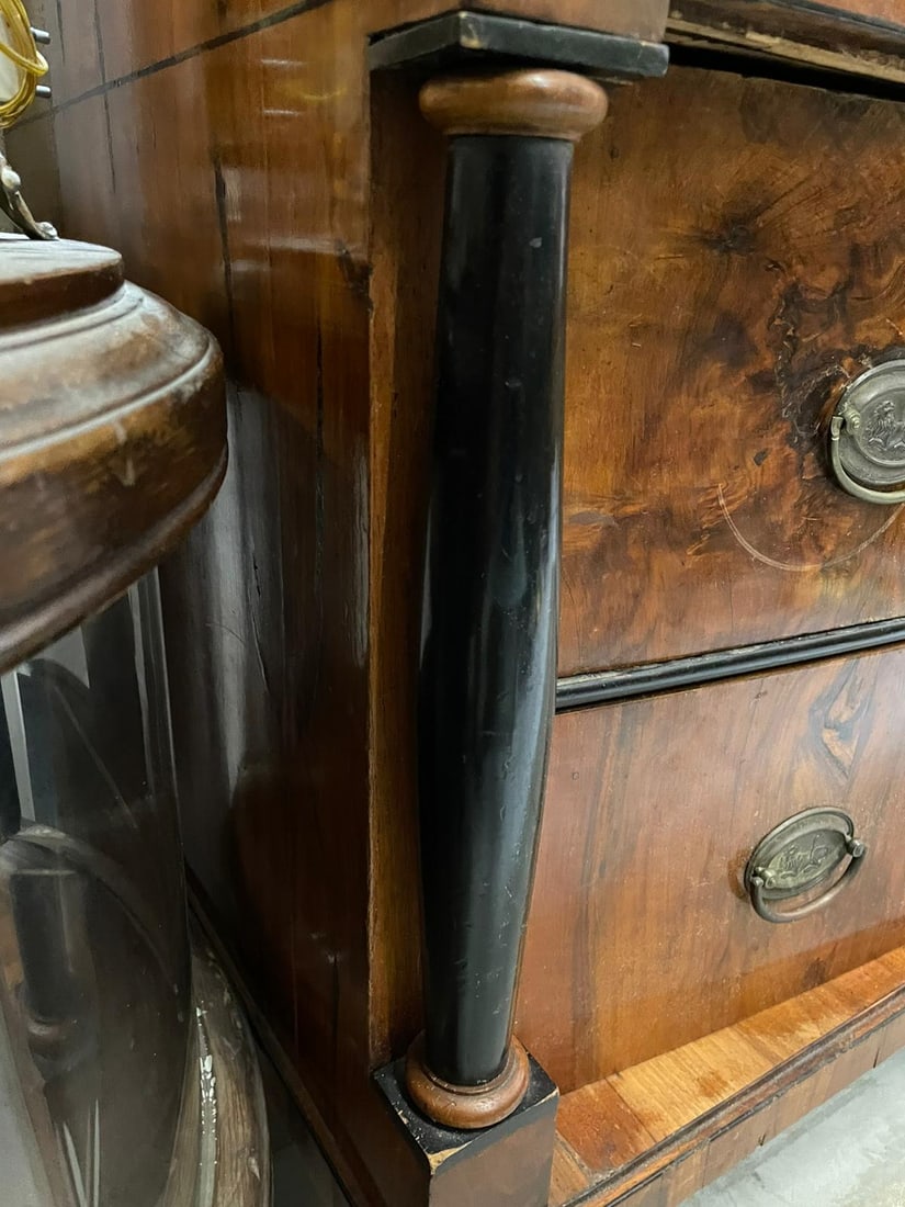 Empire Chest of Drawers in Walnut - 11