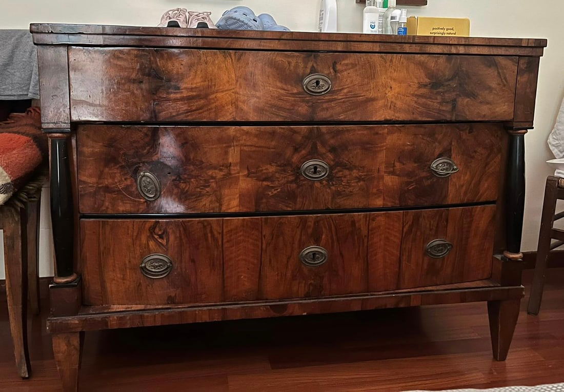 Empire Chest of Drawers in Walnut - 2