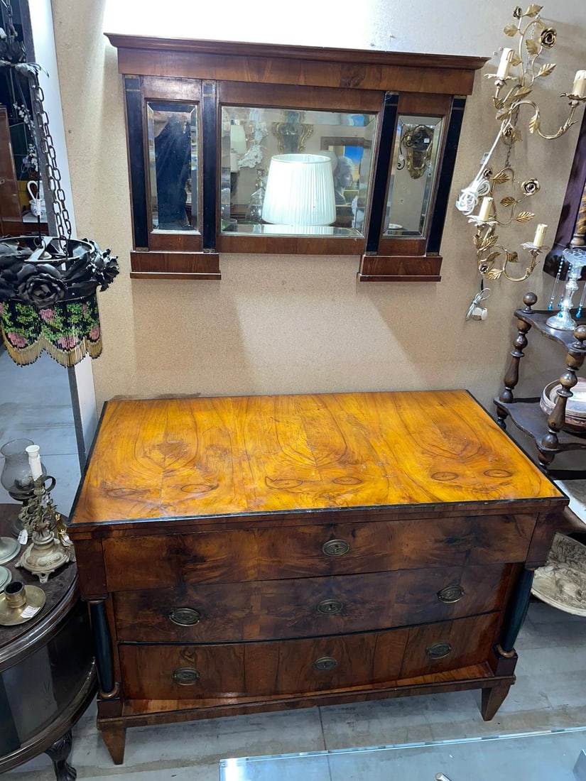 Empire Chest of Drawers in Walnut - 7