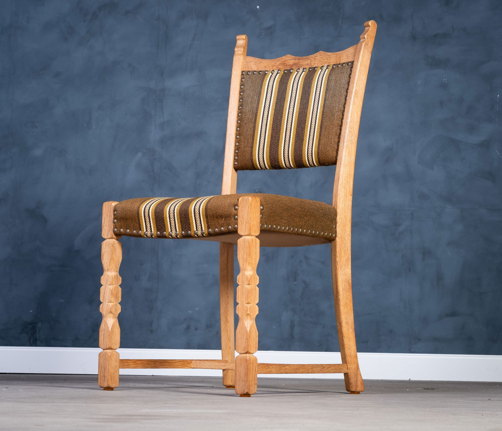 Vintage Danish Oak Chairs, 1960s, Set of 4 - 5