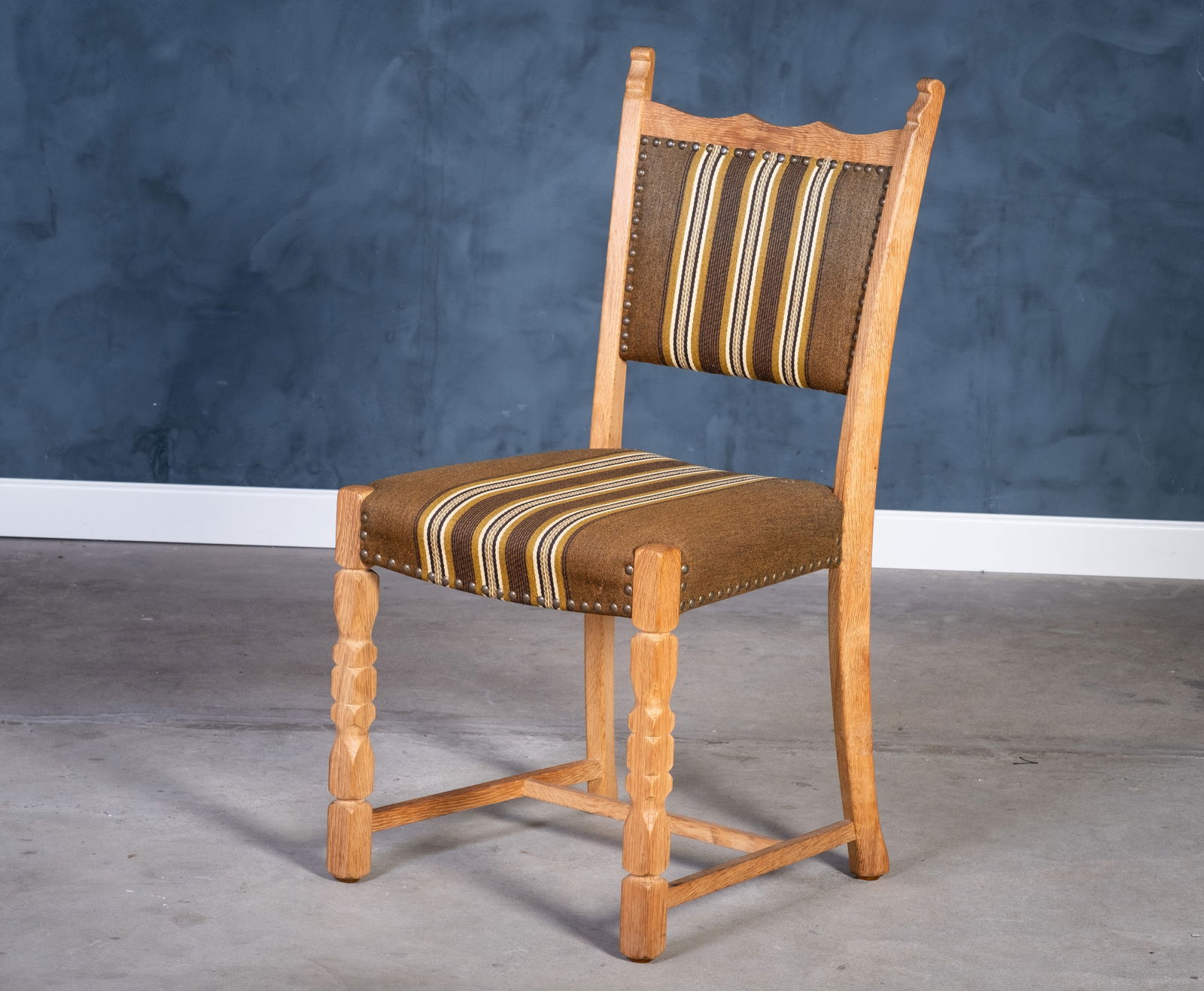 Vintage Danish Oak Chairs, 1960s, Set of 4 - 6