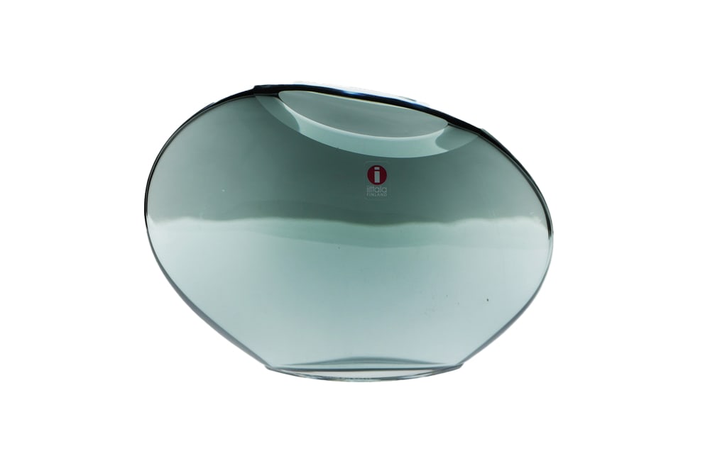 Aava Vase by Markku Salo for Iittala, Finland: Country of Manufacture: Finland Design Period: 1970 to 1979 Production Period: Unknown Detailed Condition: Excellent — This vintage/antique piece is in near original condition. It may show minim