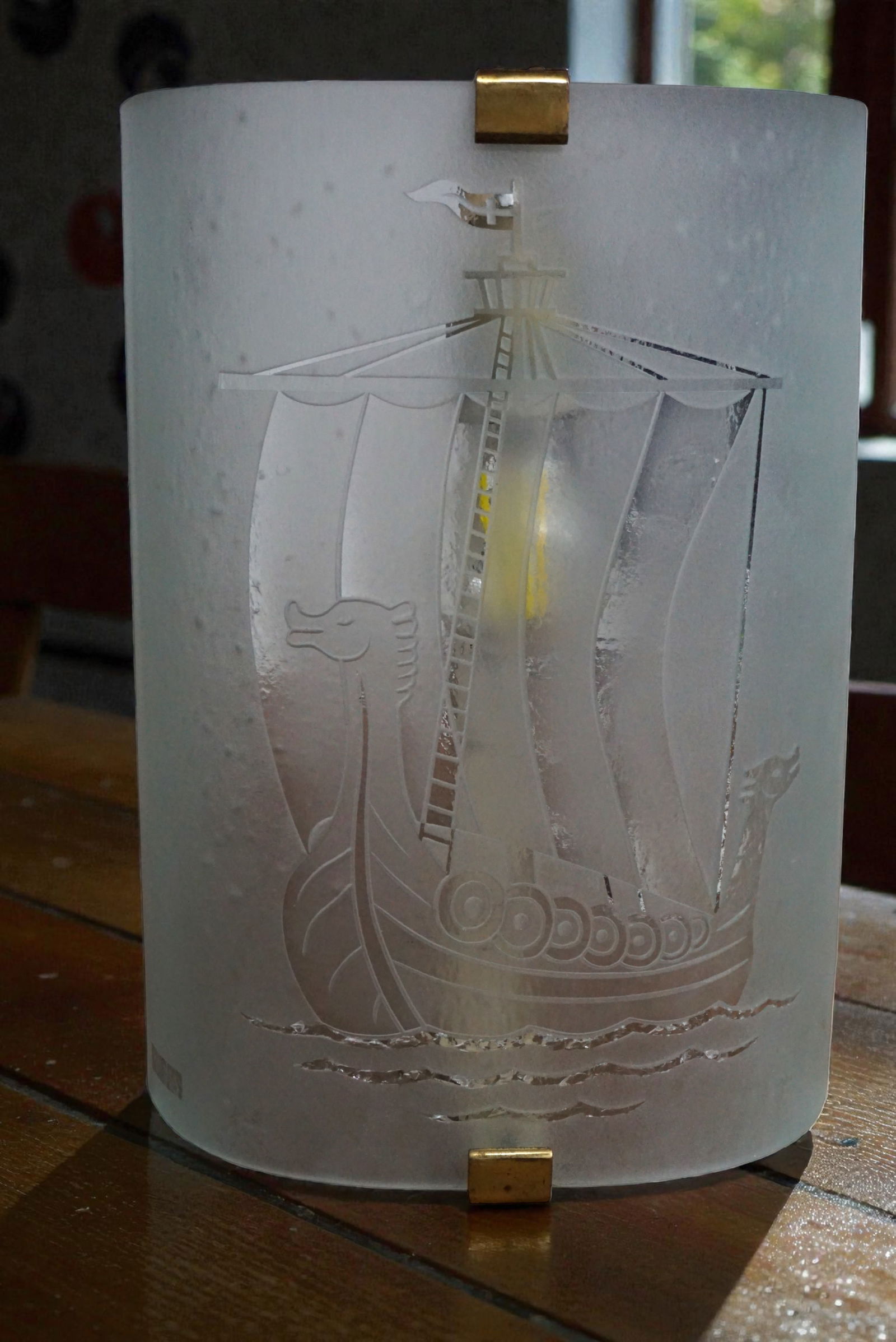 Wall Lamp by Erik Kinell for Glössner & Co., 1940s - 11