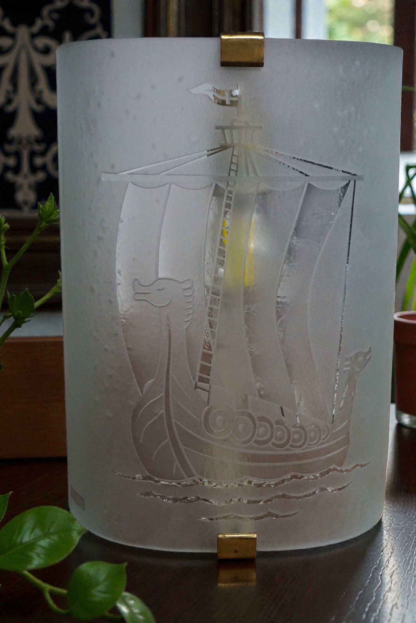 Wall Lamp by Erik Kinell for Glössner & Co., 1940s - 14