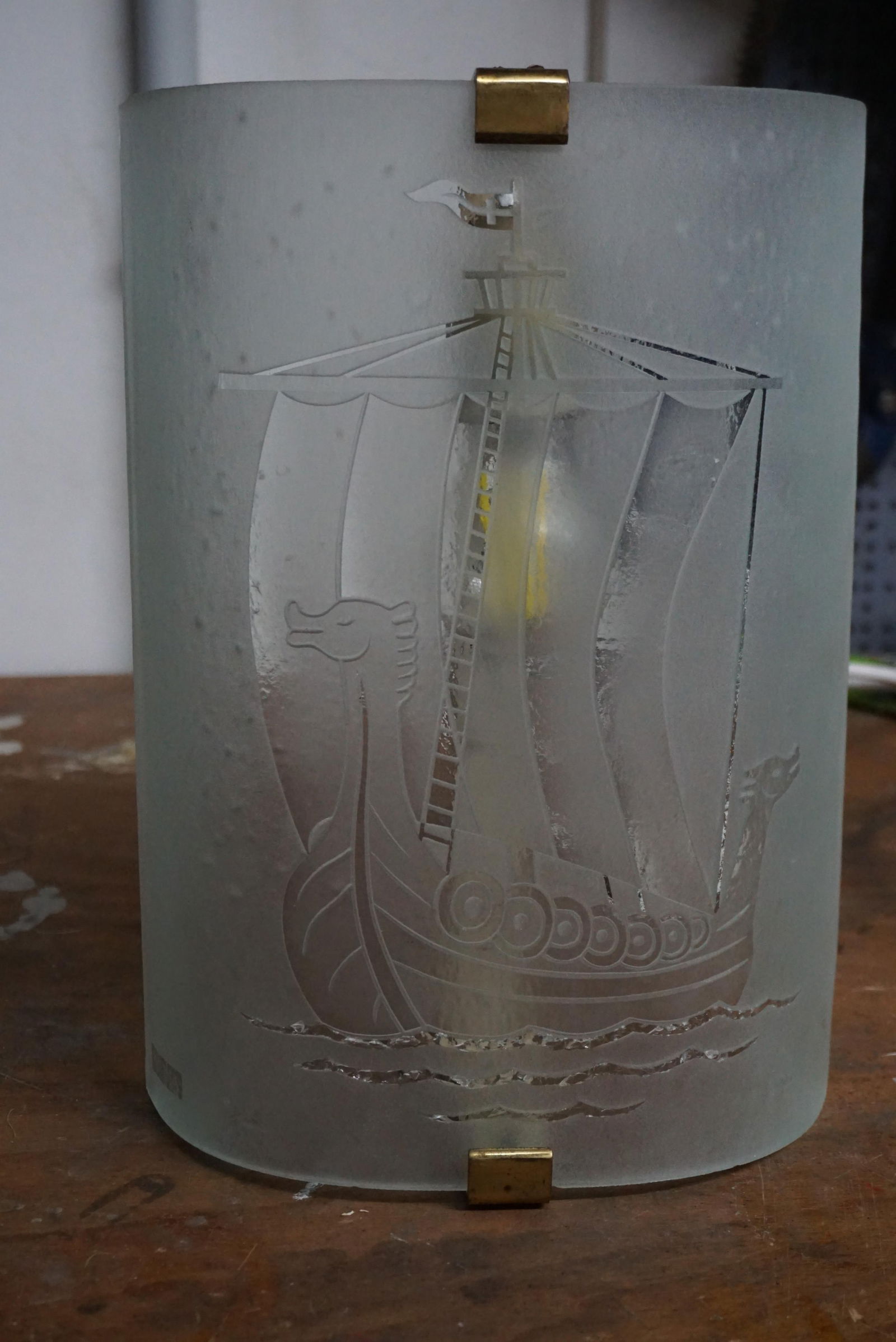 Wall Lamp by Erik Kinell for Glössner & Co., 1940s - 16