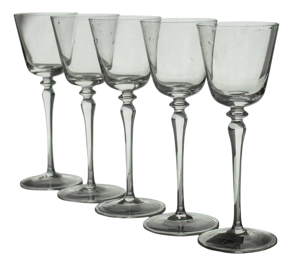 Murano Crystal Glasses by Carlo Moretti, Set of 4 (1 of 20)