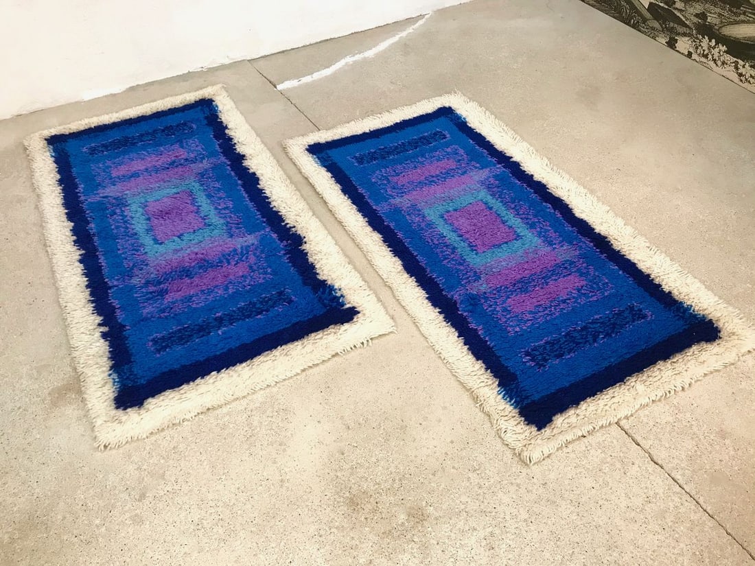 Abstract Graphic Rugs from Gilde, 1960s, Set of 2 - 15