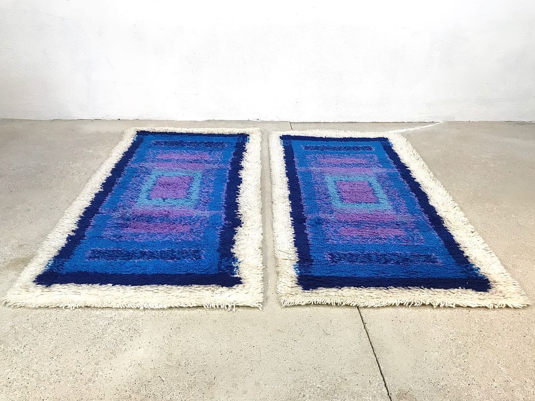 Abstract Graphic Rugs from Gilde, 1960s, Set of 2 - 3