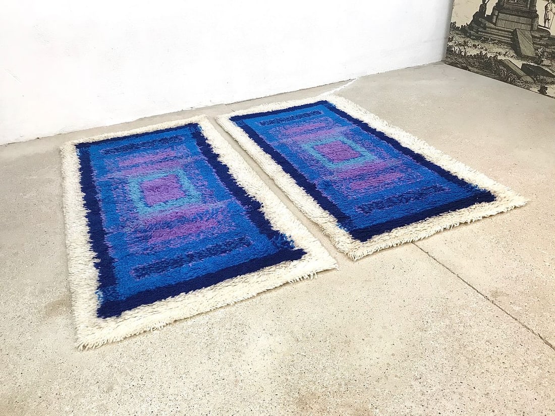 Abstract Graphic Rugs from Gilde, 1960s, Set of 2 - 5