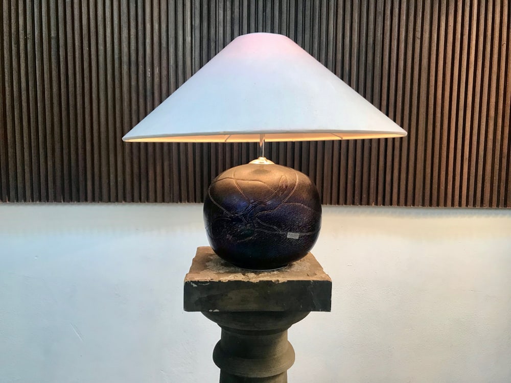Art Glass Table Lamp by B. Vallien for Kosta Boda - 4