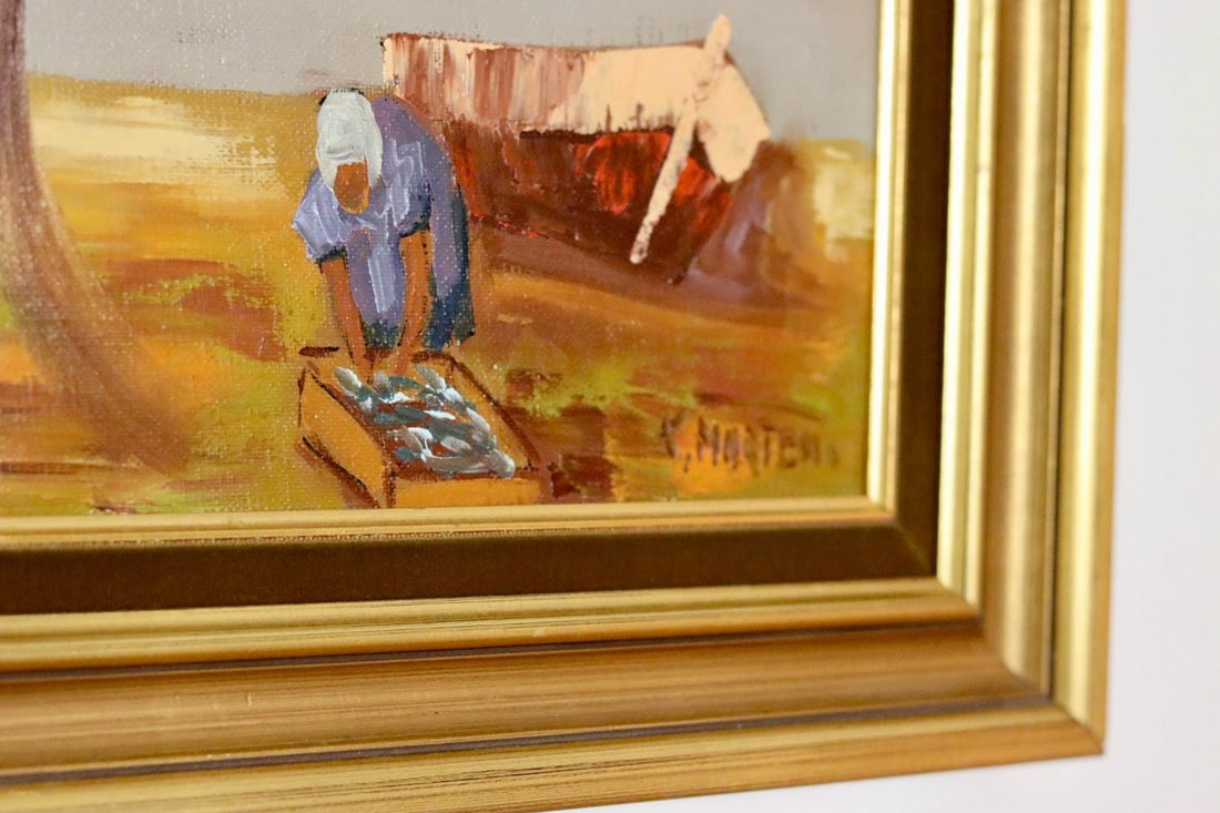 Kai Morten Glud, Sea View, 1950s, Oil, Framed - 2
