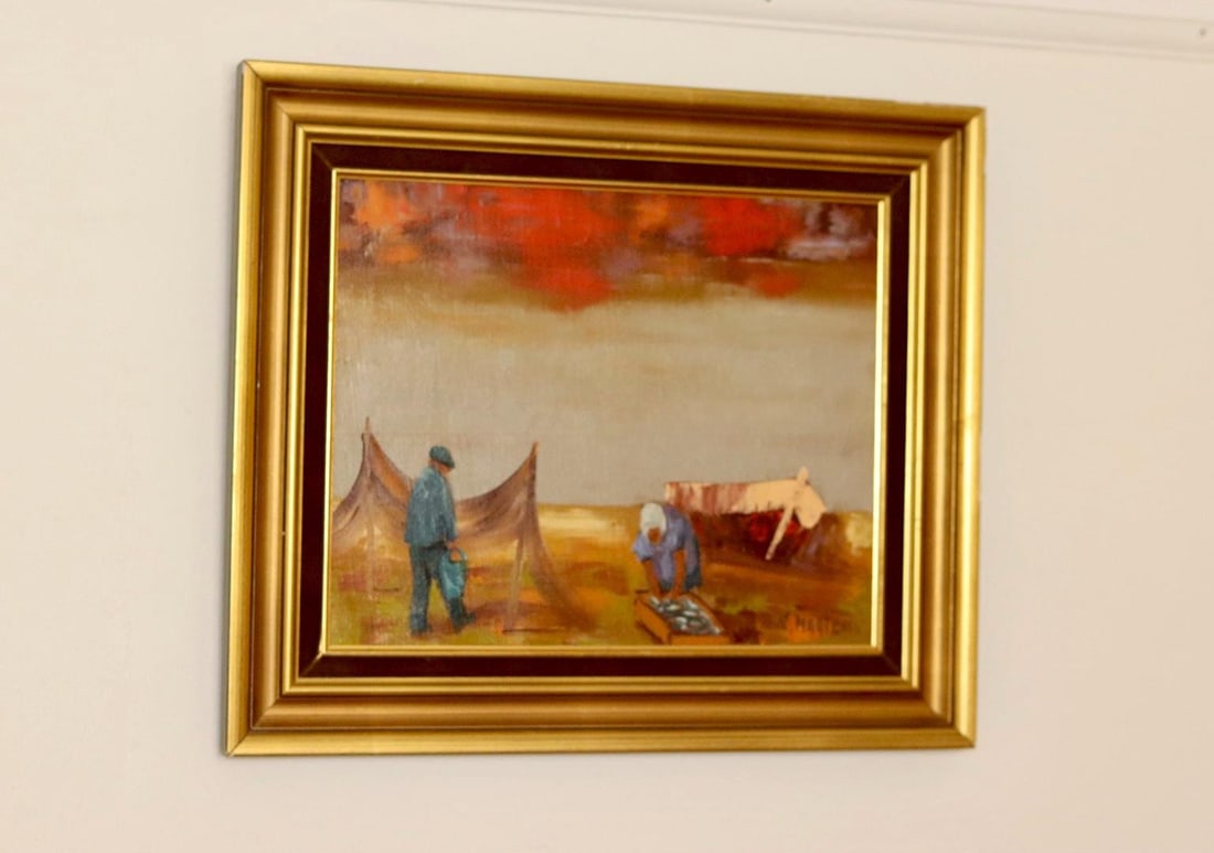 Kai Morten Glud, Sea View, 1950s, Oil, Framed - 9