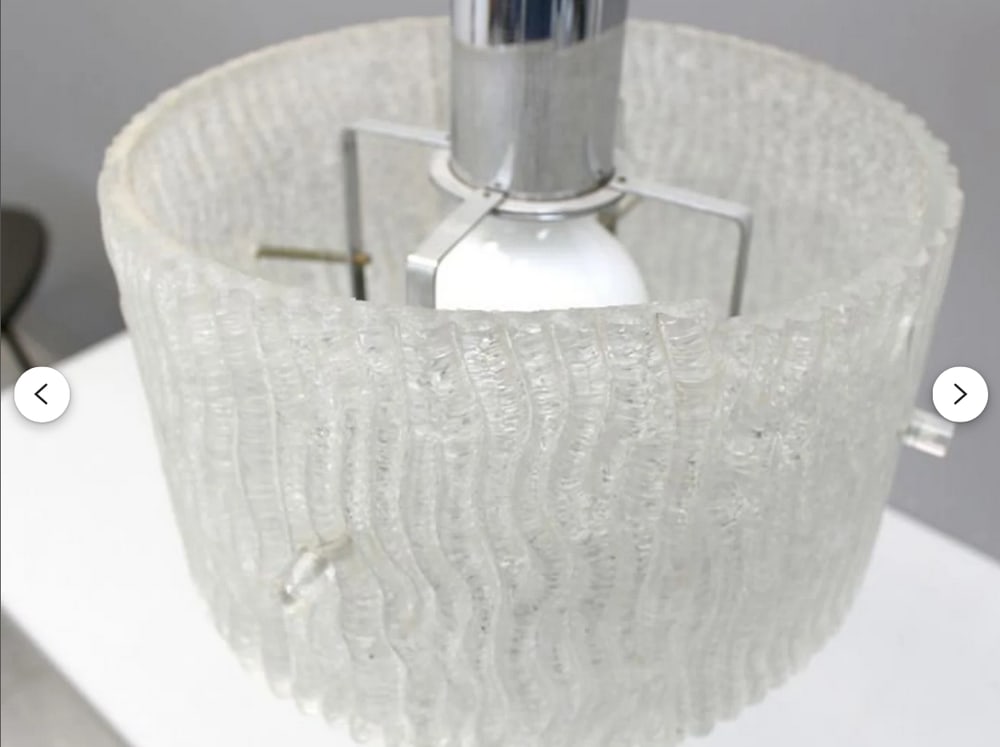 Art Deco Murano Glass Pendant Light from Kalmar - 10