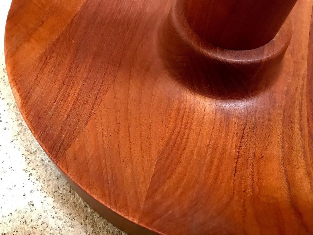 Danish Floor Lamp with Wild Silk Lampshade, 1960s - 14