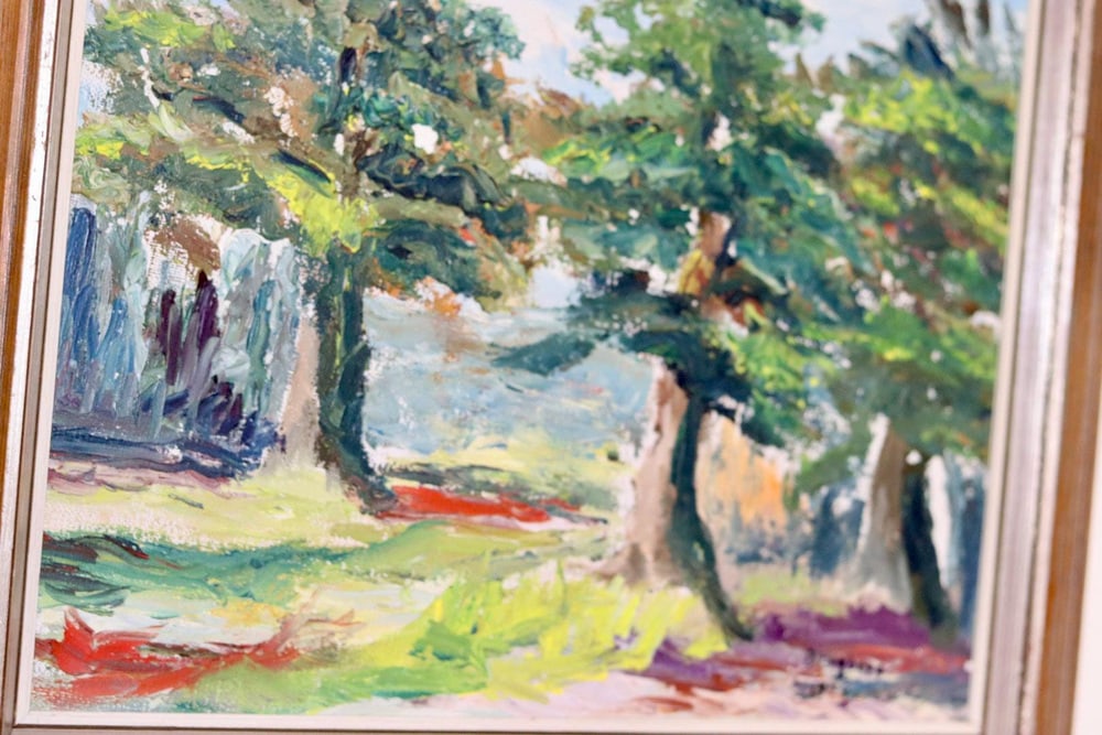 B. Högberg, Summer Landscape, 1950s, Oil, Framed - 2