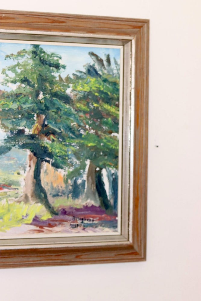 B. Högberg, Summer Landscape, 1950s, Oil, Framed - 3