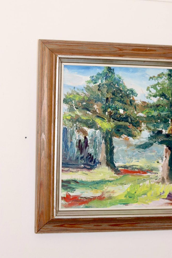 B. Högberg, Summer Landscape, 1950s, Oil, Framed - 5