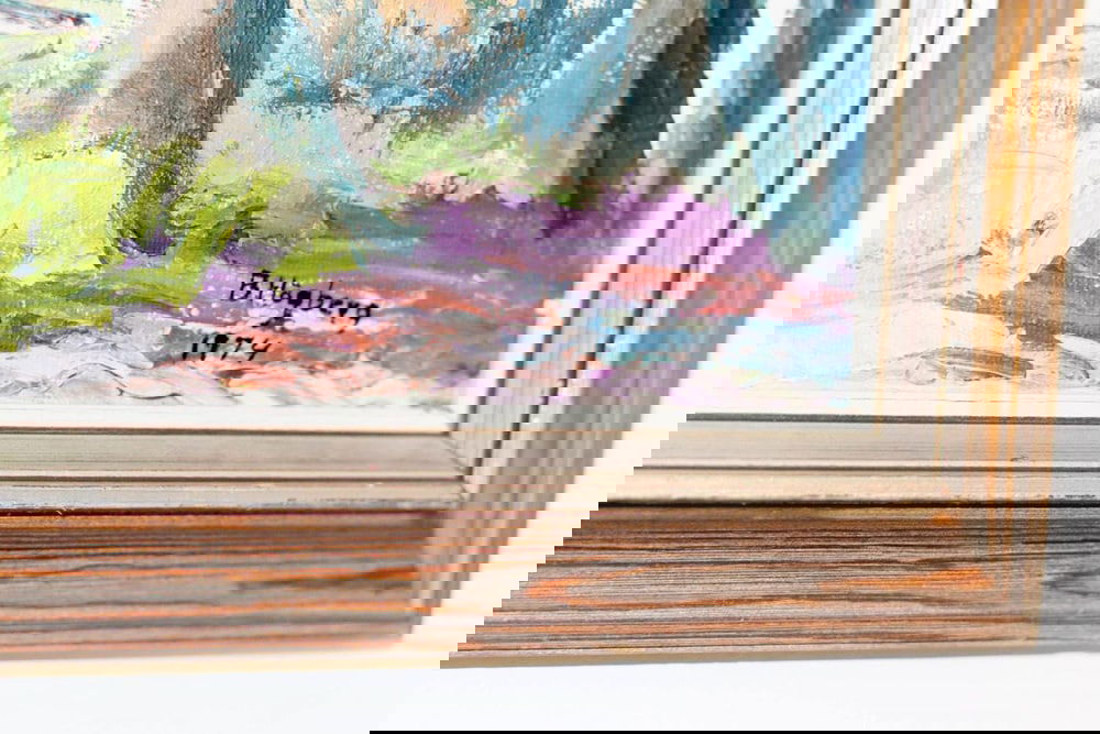 B. Högberg, Summer Landscape, 1950s, Oil, Framed - 6