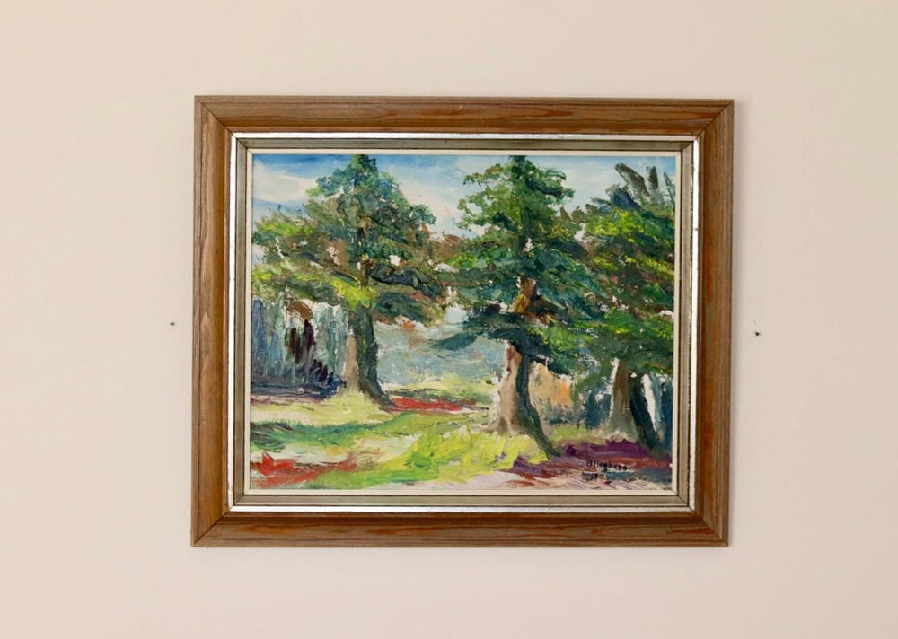 B. Högberg, Summer Landscape, 1950s, Oil, Framed - 9