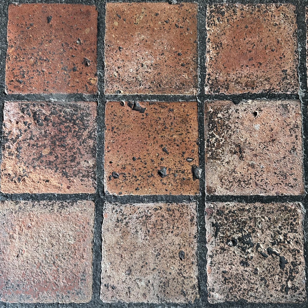 Vintage Brutalist Wood and Ceramic Coffee Table, 1970s - 4
