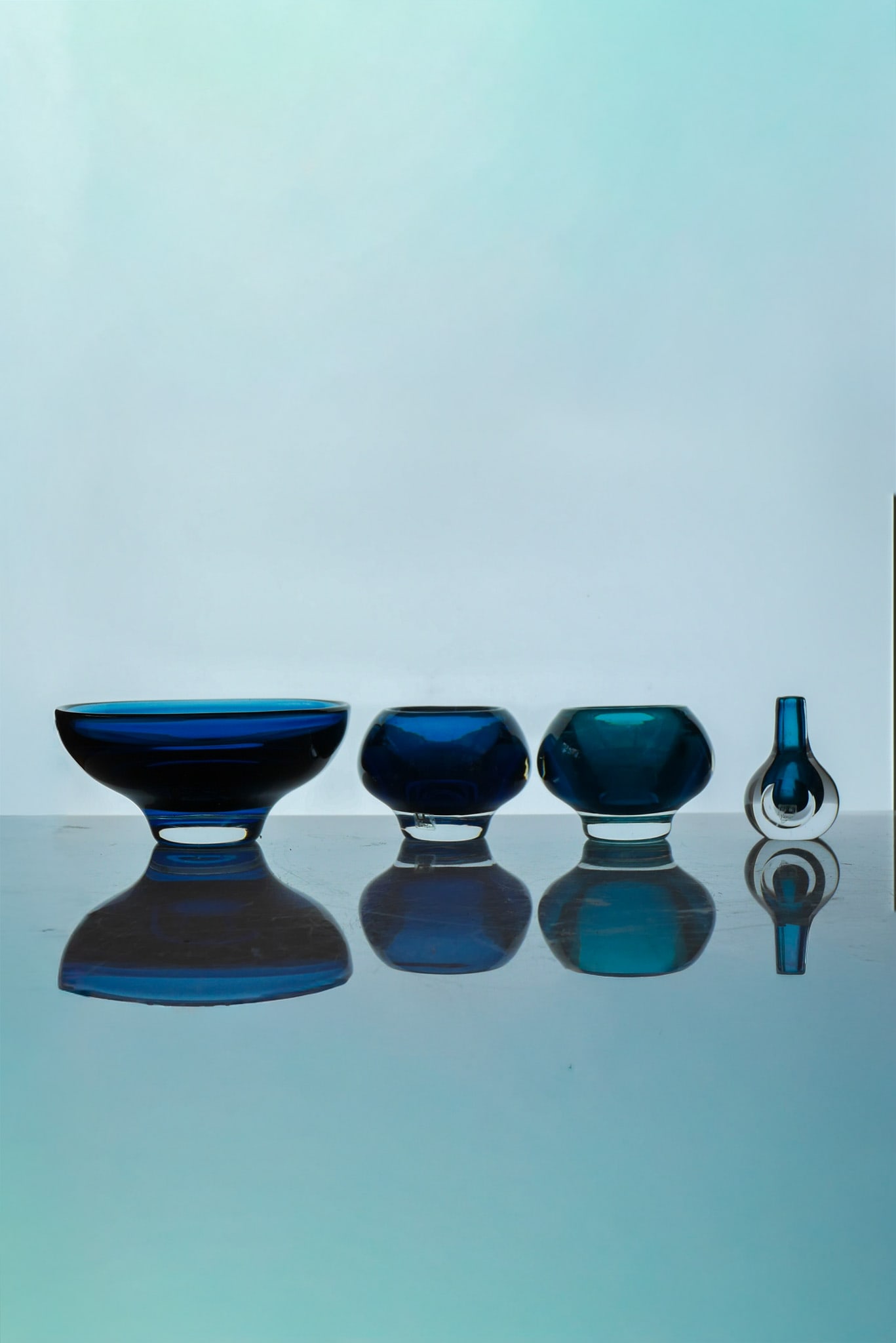 Sommerso Glass by Mona Morales, 1960s, Set of 4 - 6