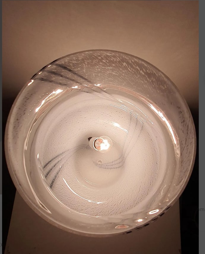 Murano Glass Table Lamp by Vistosi, Italy, 1950s - 2