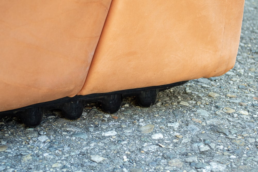 Bonheur Leather Sofa from Brunati, 1970s - 7