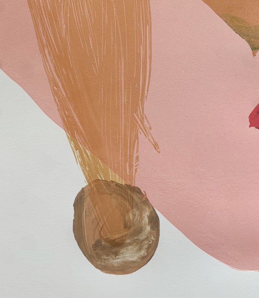 Kinga Wojciechowska, Portrait III, Linocut, 2023 - 3