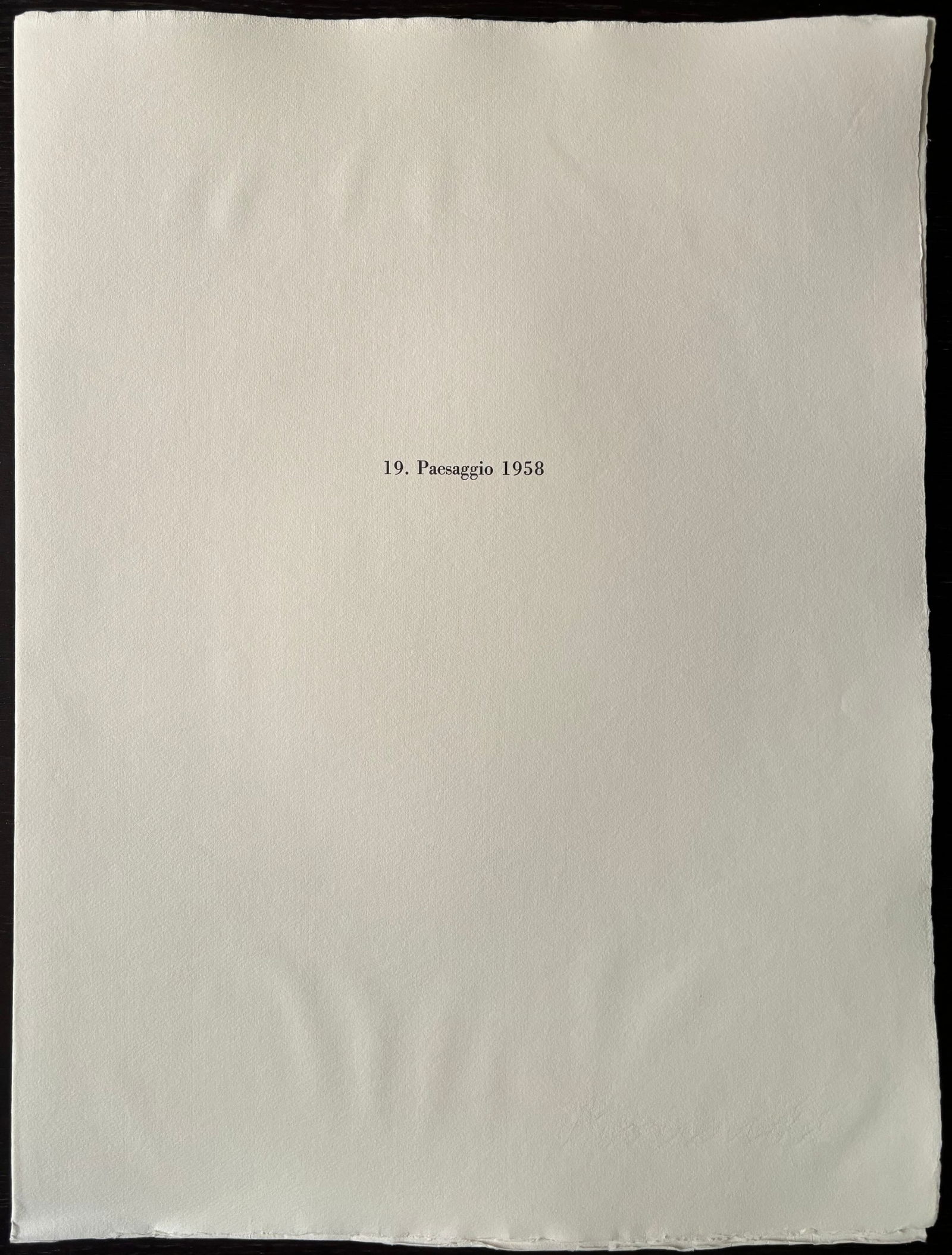 Giorgio Morandi, Landscape, 1973, Lithograph - 9