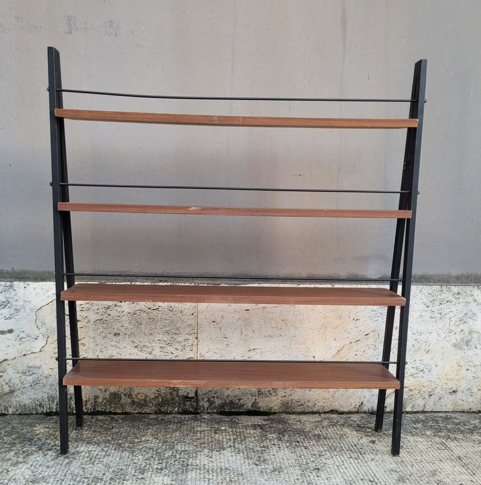 Vintage Swedish Bookcase in Teak, 1960s - 10