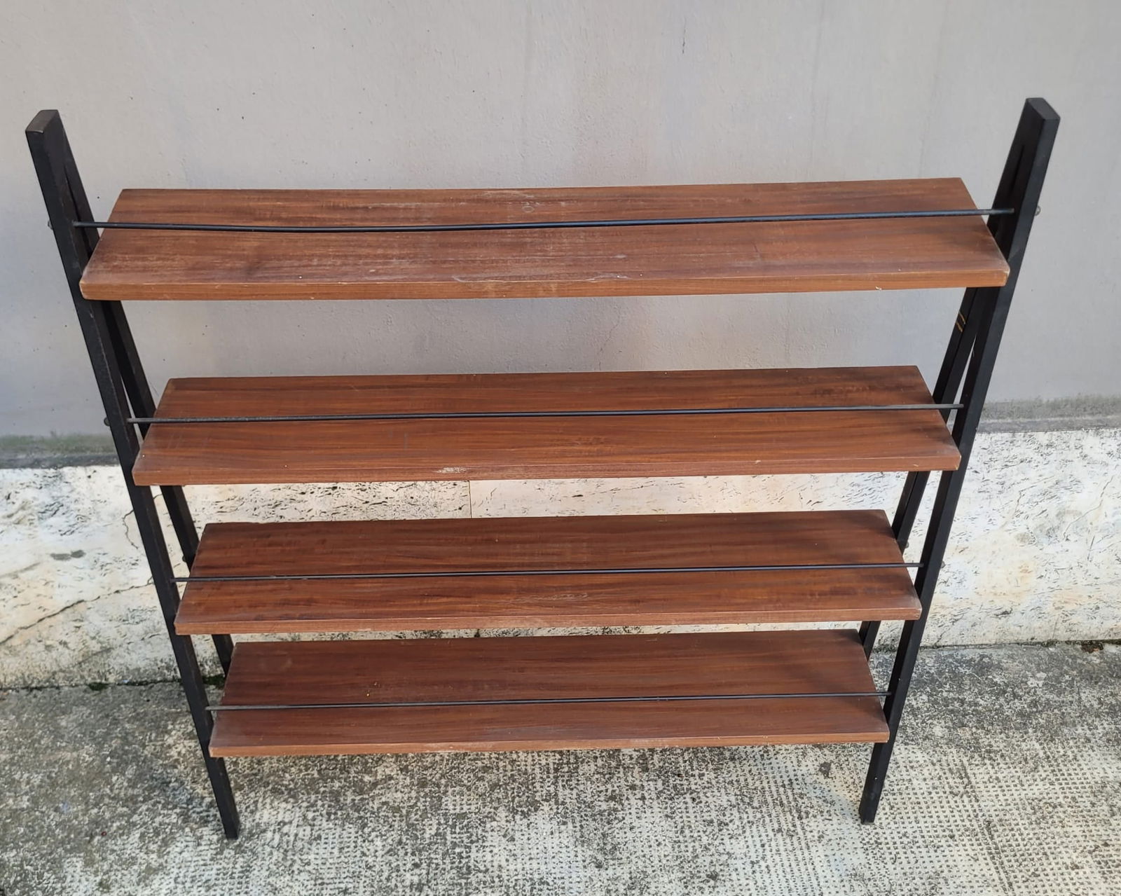 Vintage Swedish Bookcase in Teak, 1960s - 12