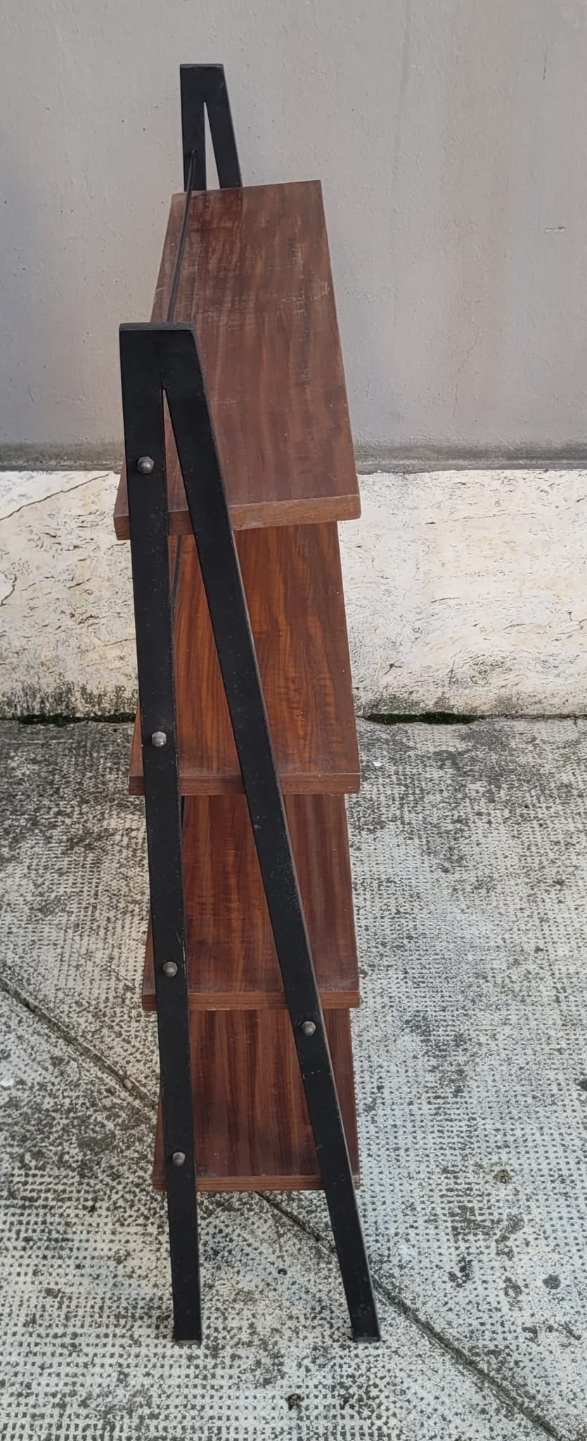 Vintage Swedish Bookcase in Teak, 1960s - 4