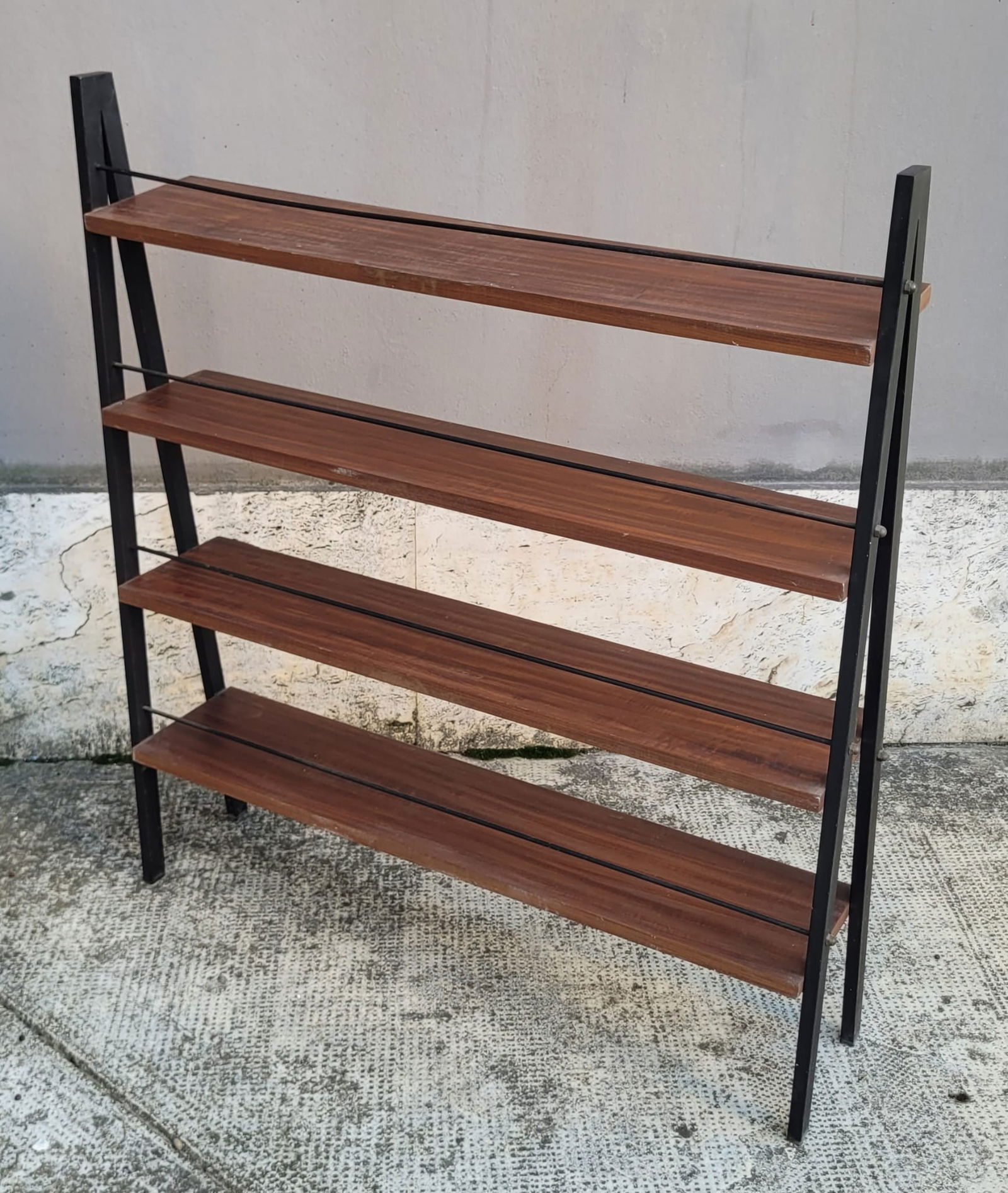 Vintage Swedish Bookcase in Teak, 1960s - 8