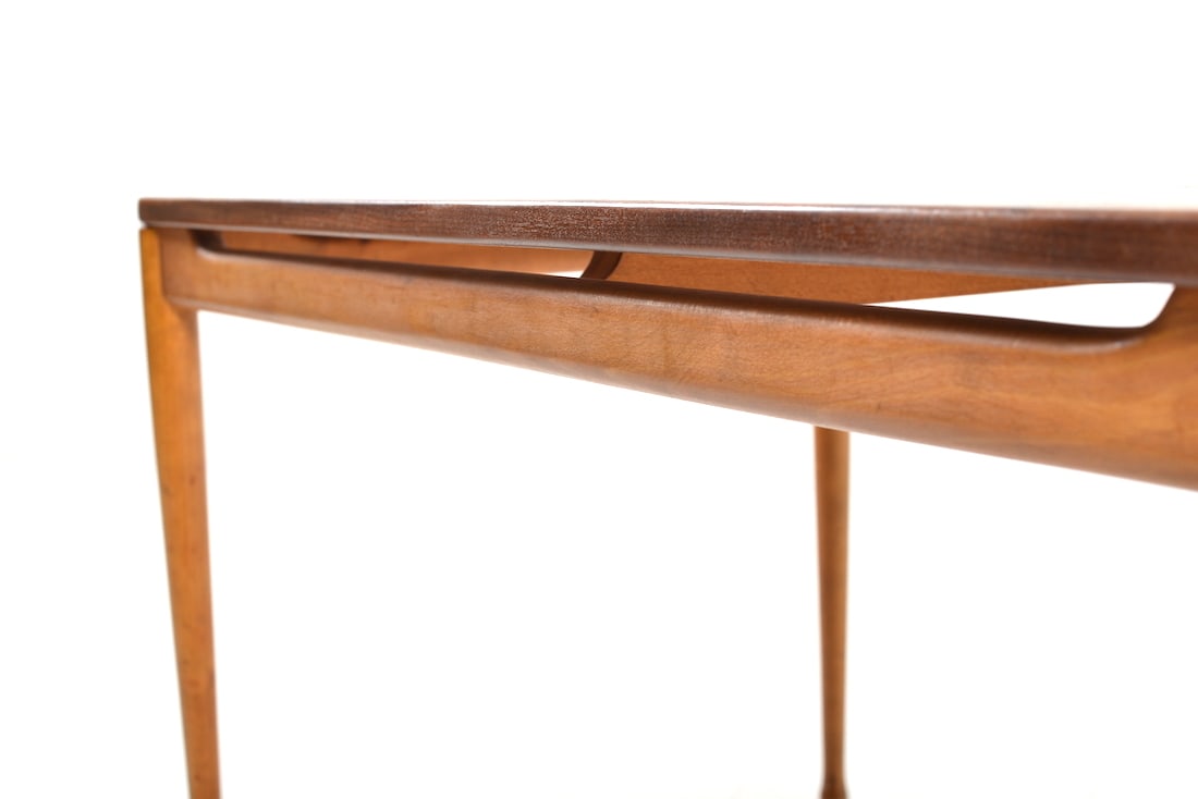 Teak & Beech Coffee Table, 1950s - 18