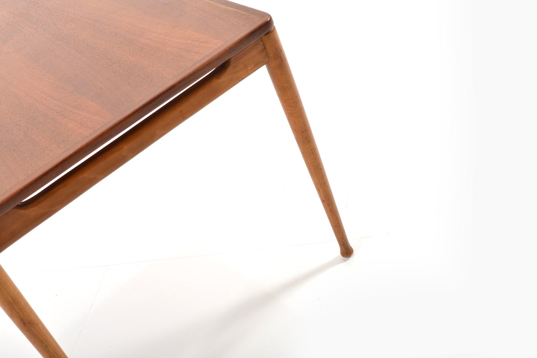 Teak & Beech Coffee Table, 1950s - 20