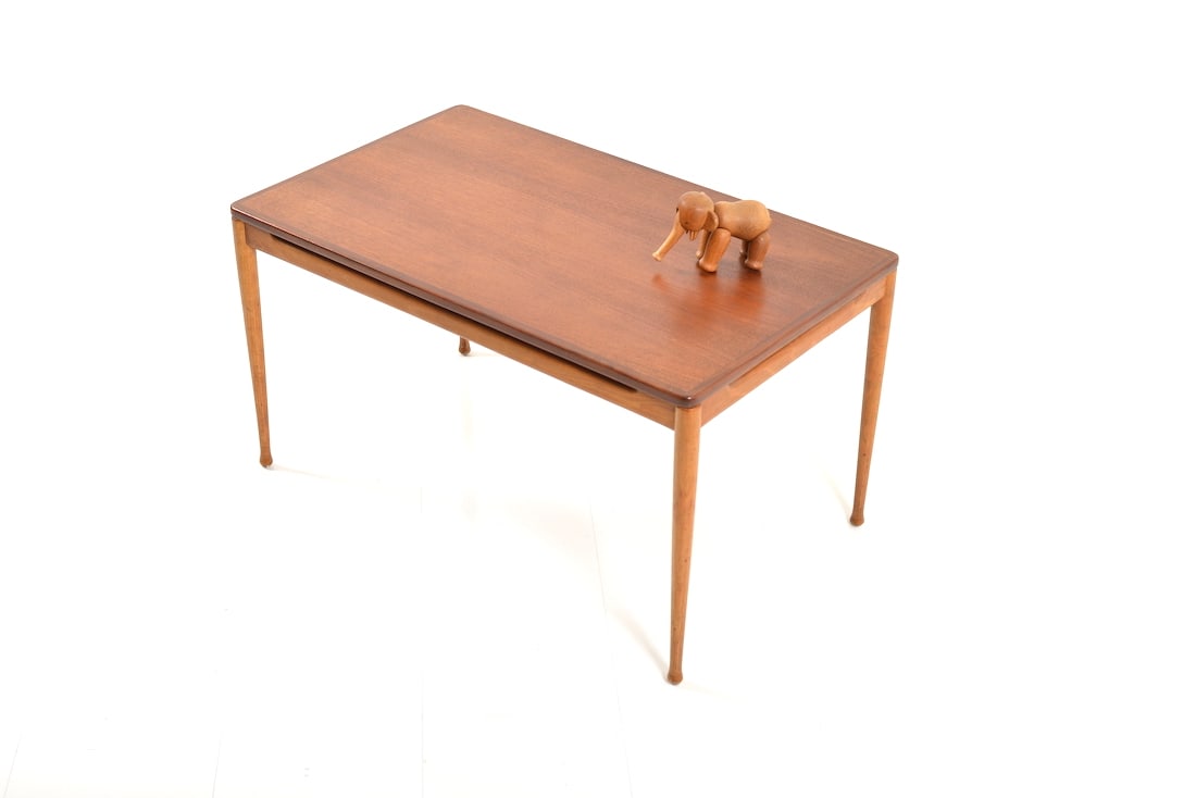 Teak & Beech Coffee Table, 1950s - 7