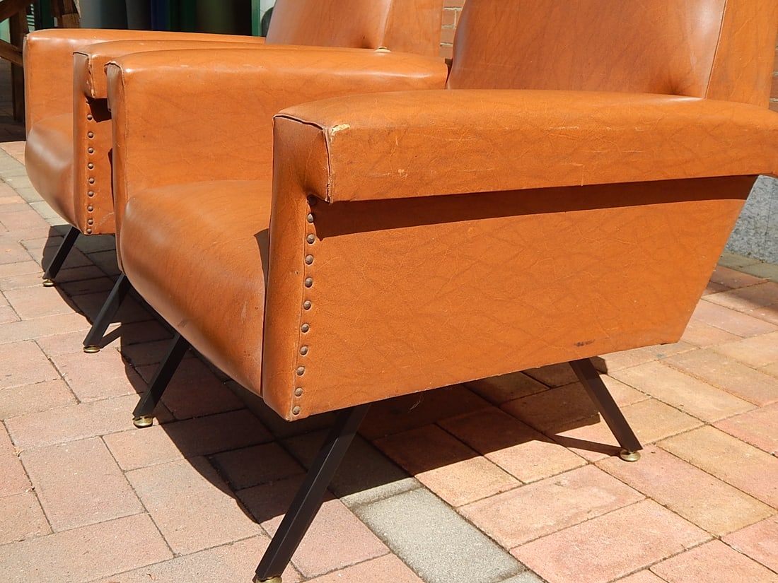 Italian Armchairs, 1950s, Set of 4 - 6